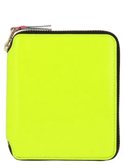 Comme Des Garçons Fluo Leather Line Wallets, Card Holders Yellow