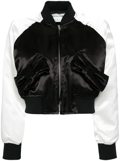 Comme Des Garcons Girl Bomberjacke Mit Schleife In Schwarz