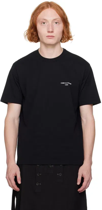 Comme Des Garçons Homme Deux Black Printed Logo T-shirt