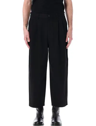 Comme Des Garçons Homme Deux Comme Des Garçons Homme Parachute Trousers With Drawstring In Black