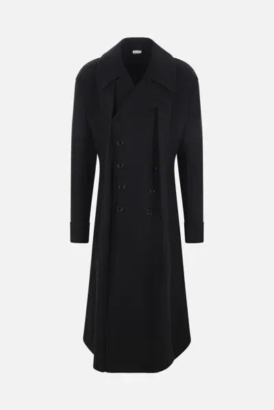 Comme Des Garçons Homme Deux Comme Des Garcons Homme Plus Coats In Black