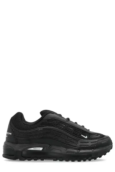 Comme Des Garçons Homme Deux Comme Des Garçons Homme Plus X Nike Logo Printed Lace In Black