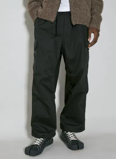 Comme Des Garçons Homme Deux Drawstring Waist Pants In Black