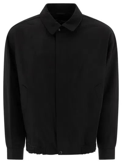 Comme Des Garçons Homme Deux Harrington Jackets In Black