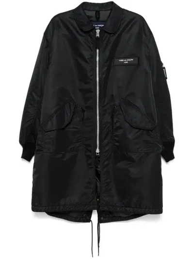 Comme Des Garçons Homme Deux Padded Coat In Black