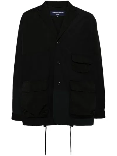 Comme Des Garçons Homme Deux Black Patchwork Blazer