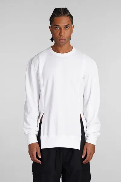 Comme Des Garçons Homme Deux Sweatshirt In White Polyester