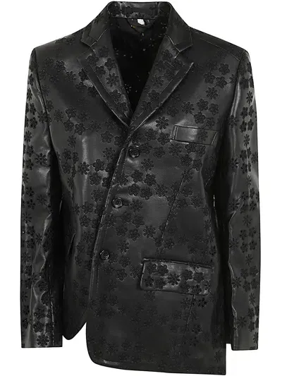 Comme Des Garçons Asymmetric Blazer In Black