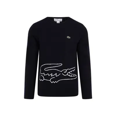 Comme Des Garçons Comme Des Garcons Shirt X Lacoste Sweater In Blue