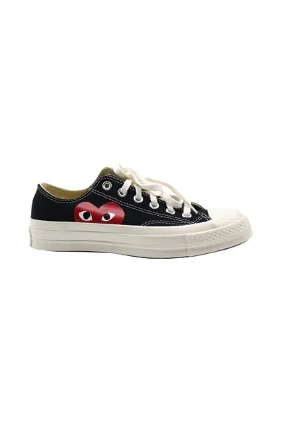 Comme Des Garçons Play Black Heart Chuck 70 Low In Black Shoes