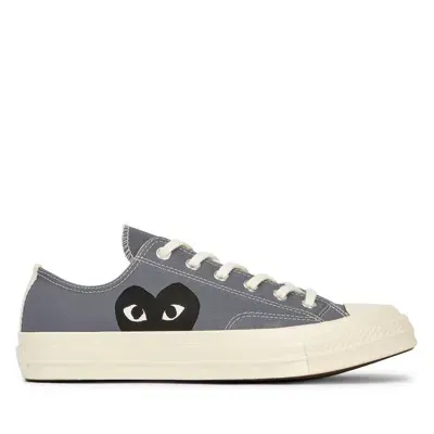 Comme Des Garçons Play "chuck Taylor'70" Low Top Sneakers In Gray