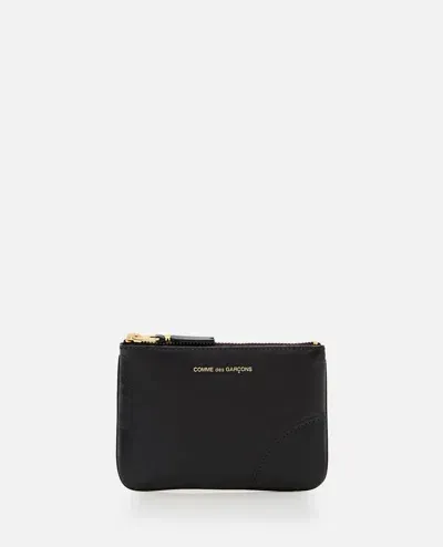 Comme Des Garçons Play Classic Leather Line Wallet In Black