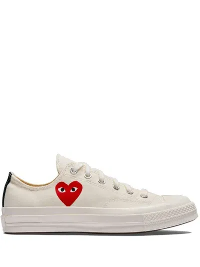 Comme Des Garçons Play Chuck Taylor Low-top Sneakers In Beige