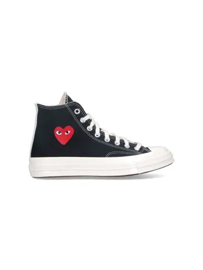 Comme Des Garçons Play Black Converse Edition Chuck 70 Small Heart Sneakers