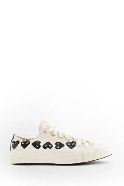 Comme Des Garçons Play Low-top In White