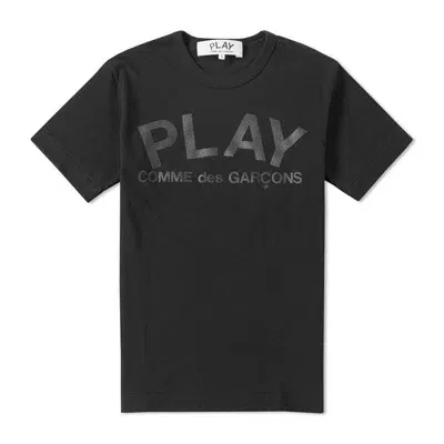 Comme Des Garçons Play Kids' Play T-shirt In Black