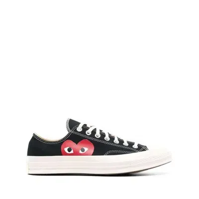 Comme Des Garçons Play Comme Des Garcons Play Sneakers In Black