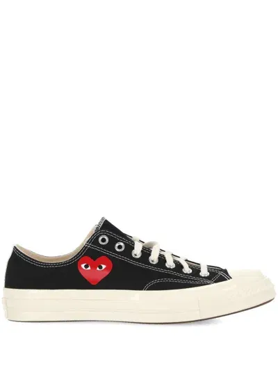 Comme Des Garçons Play Comme Des Garcons Play Sneakers In Black