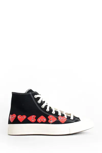 Comme Des Garçons Play Sneakers In Black