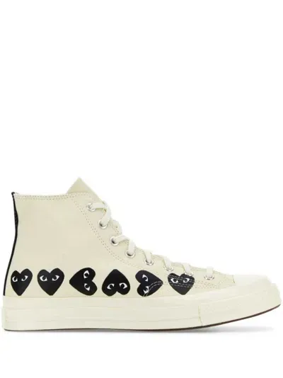 Comme Des Garçons Play Sneakers-10 Nd Comme Des Garcons Play Male In White