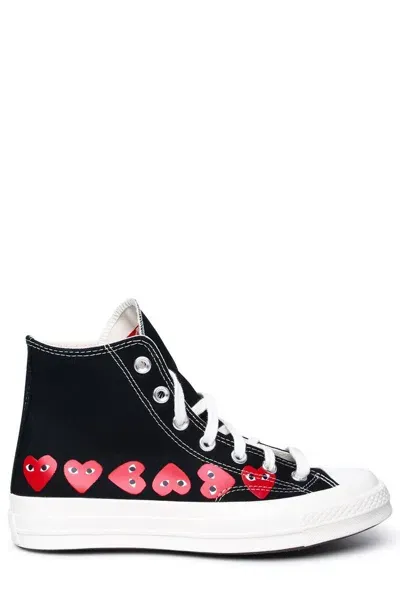 Comme Des Garçons Play X Converse Chuck Taylor High In Black