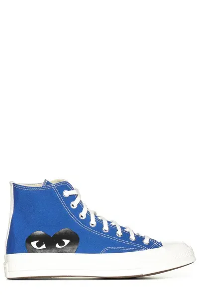 Comme Des Garçons Play Chuck 70 High-top Sneakers In Blue