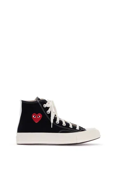 Comme Des Garçons Play X Converse Sneakers Hi-top 70 Chuck In Black/red