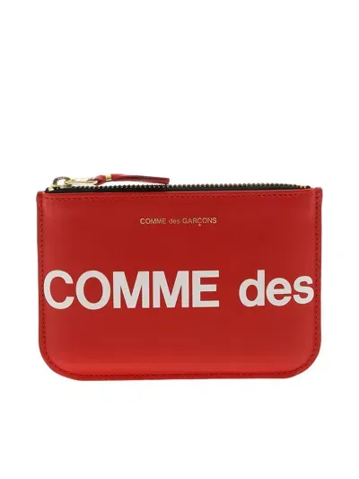 Comme Des Garçons Mini Pocuh In Red