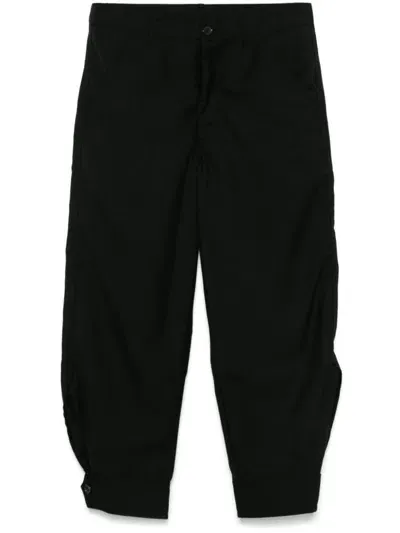 Comme Des Garçons Shirt Cropped Pants In Black