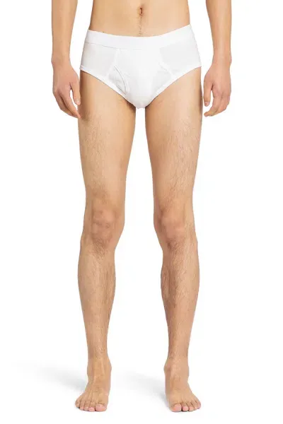 Comme Des Garçons Shirt White Elasticized Briefs