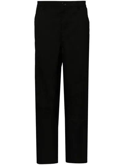 Comme Des Garçons Shirt Stitched Knee Pants In Schwarz