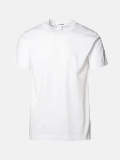 Comme Des Garçons Shirt White Cotton T-shirt