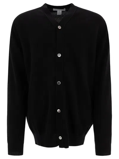 Comme Des Garçons Shirt Wool Cardigan Knitwear Black In 1 Black