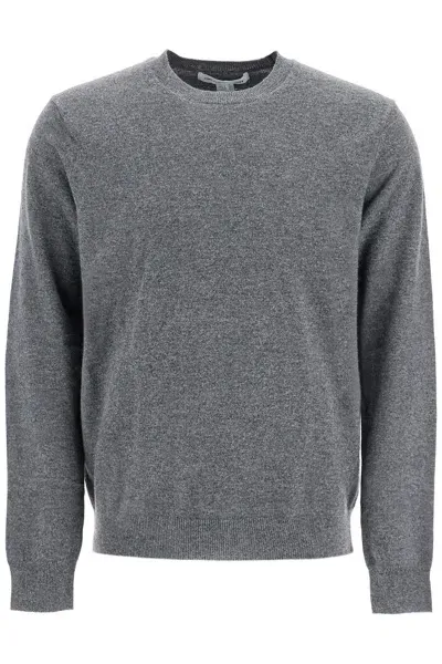 Comme Des Garçons Shirt Wool Crewneck Pullover In Gray