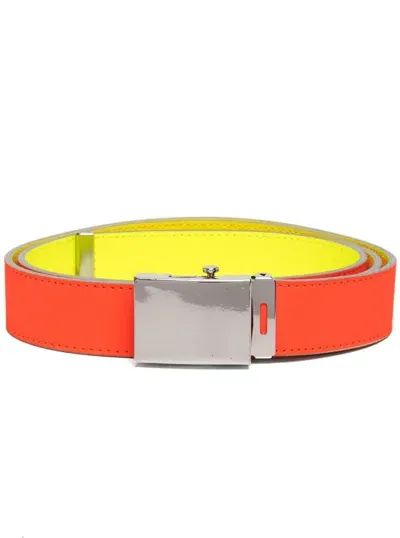 Comme Des Garçons Super Fluo Belt In 橘色