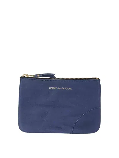 Comme Des Garçons Wallet In Dark Blue