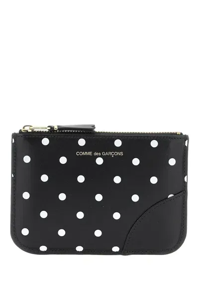 Comme Des Garçons Comme Des Garcons Wallet Polka Dot Wallet In 黑色的