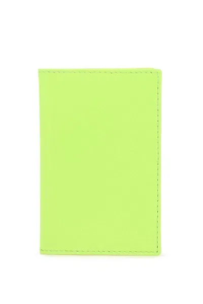 Comme Des Garçons Wallet Super Fluo Wallet Portfolio In Green