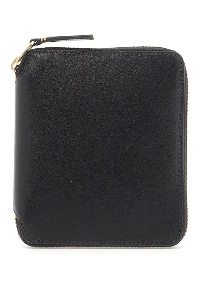 Comme Des Garçons Zip-aournd Wallet In Black