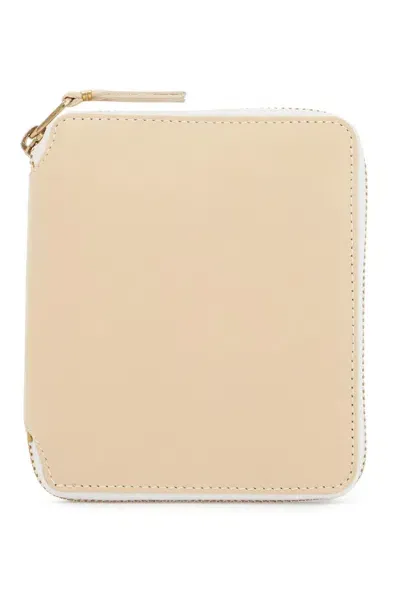 Comme Des Garçons Zip-aournd Wallet In Neutrals