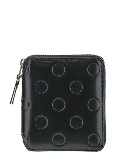 Comme Des Garçons Zip Wallet In Black