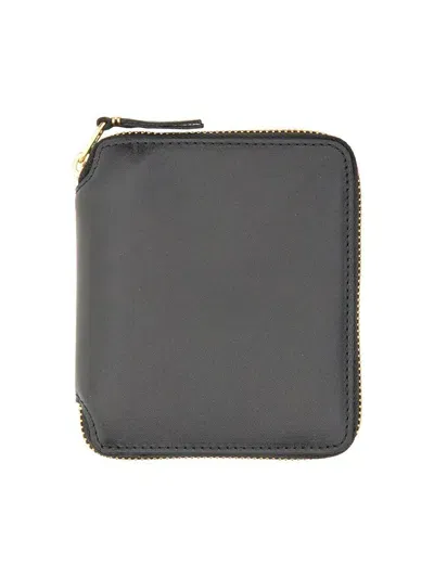 Comme Des Garçons Zipped Wallet Unisex In Gray