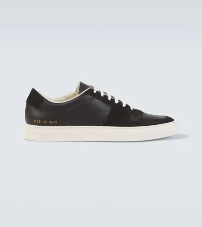 Common Projects Bball Leather Sneaker In Black