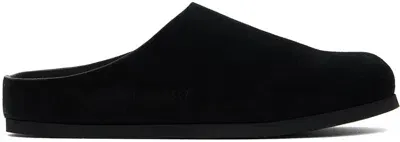 Common Projects Black Suede Loafers In Brown