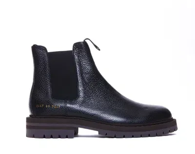 Common Projects Chelsea Workboot Leather In Black