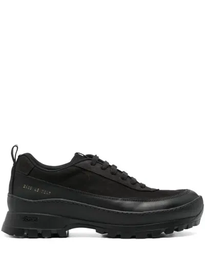 Common Projects Leather Derby Shoes In Black