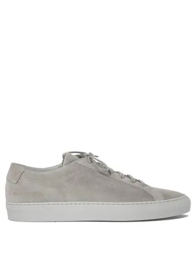 Common Projects Achilles Suede Sneakers In Grey