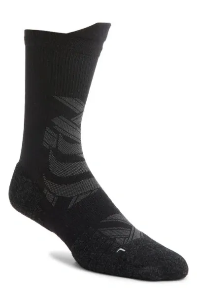 Comrad Running Performance Compression Crew Socks In Black