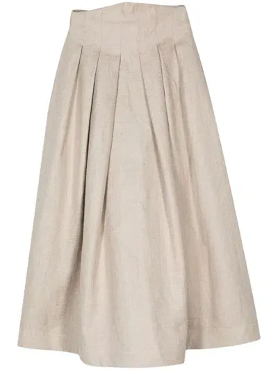 Concepto June Maxi Skirt In Neutrals