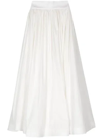 Concepto Wisteria Maxi Skirt In White